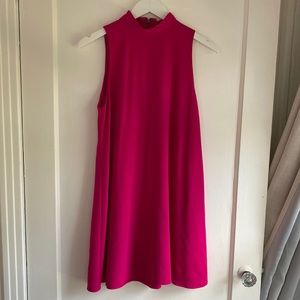 Alice & Olivia pink cutout back dress